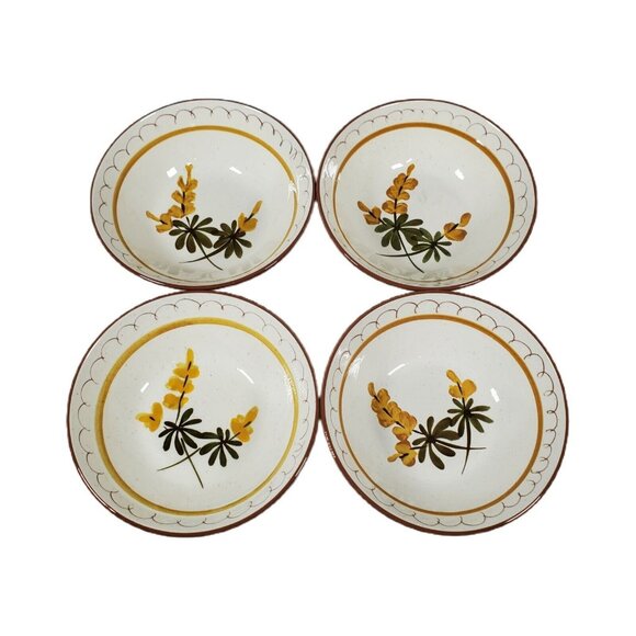 VINTAGE Stangl Golden Blossom Fruit Small Appetizer Bowl 5.5" Diameter USA Lot 4 - Picture 2 of 5